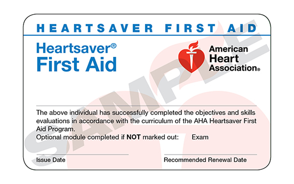 Heartsaver® First Aid – Trio Safety CPR+AED Solutions